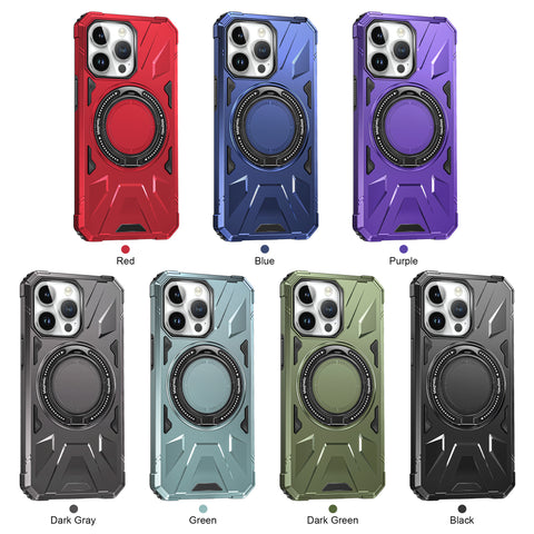 Magnetic 2 in 1 Ring Stand Case For samsung and iPhone HARD MATERIAL (DAVISPHONES)