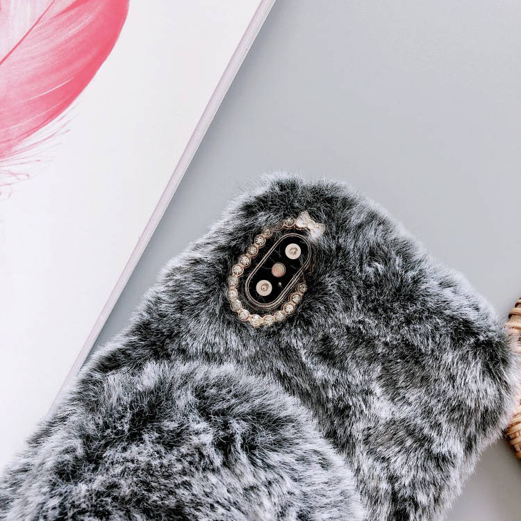 Plush Mirror Holder Design Cute Case