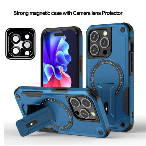 Hard case With kickstand and Wireless Charger Compatible (DAVISPHONES)
