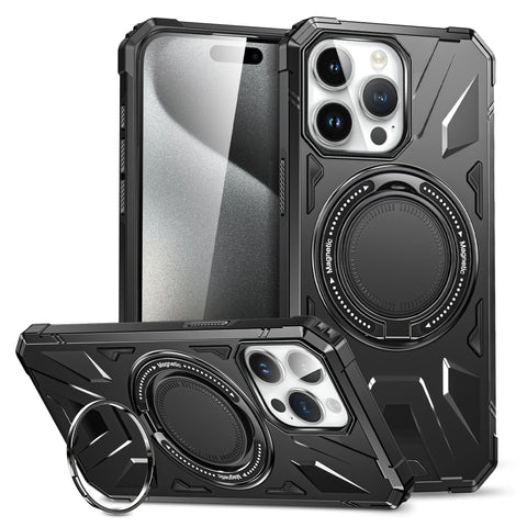 Magnetic 2 in 1 Ring Stand Case For samsung and iPhone HARD MATERIAL (DAVISPHONES)