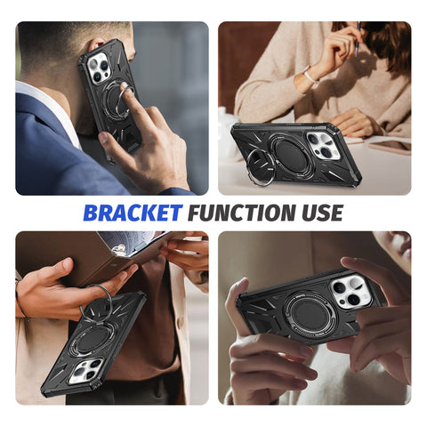 Magnetic 2 in 1 Ring Stand Case For samsung and iPhone HARD MATERIAL (DAVISPHONES)