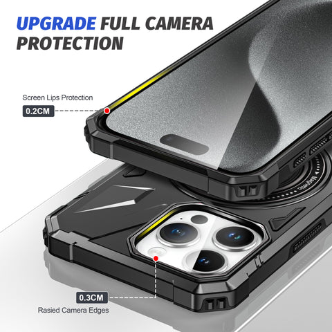 Magnetic 2 in 1 Ring Stand Case For samsung and iPhone HARD MATERIAL (DAVISPHONES)