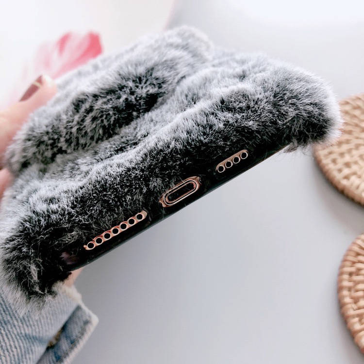 Plush Mirror Holder Design Cute Case