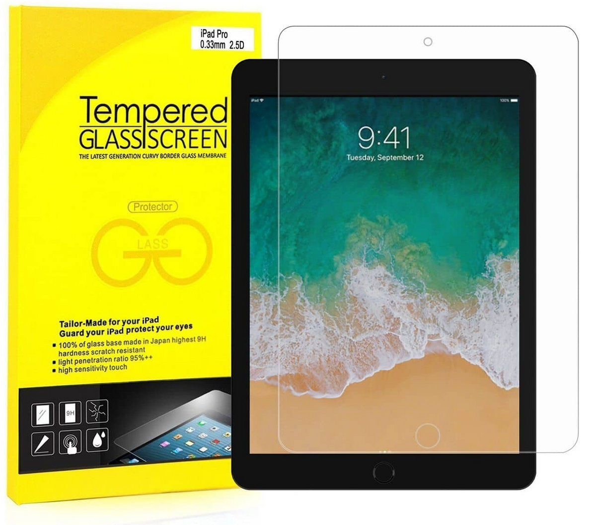 iPad 7/8/9 Tempered Glass