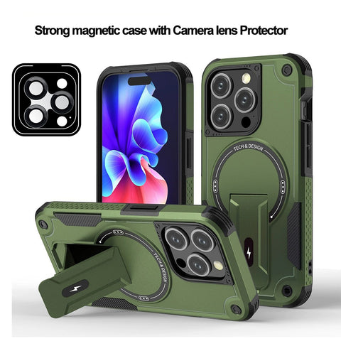 Hard case With kickstand and Wireless Charger Compatible (DAVISPHONES)