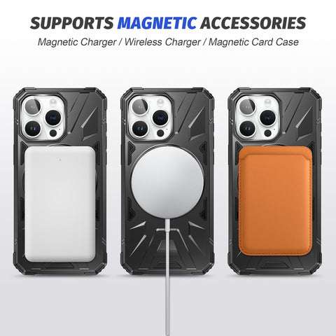 Magnetic 2 in 1 Ring Stand Case For samsung and iPhone HARD MATERIAL (DAVISPHONES)