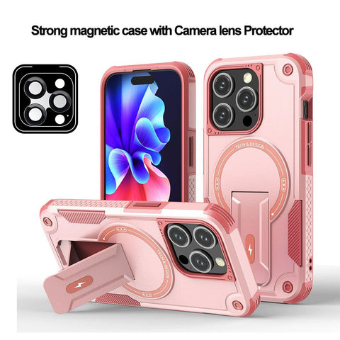 Hard case With kickstand and Wireless Charger Compatible (DAVISPHONES)